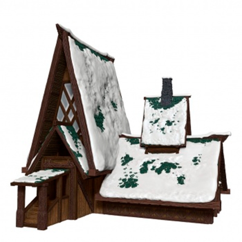 DnD Icons of the Realms - Icewind Dale - The Lodge Papercraft Set